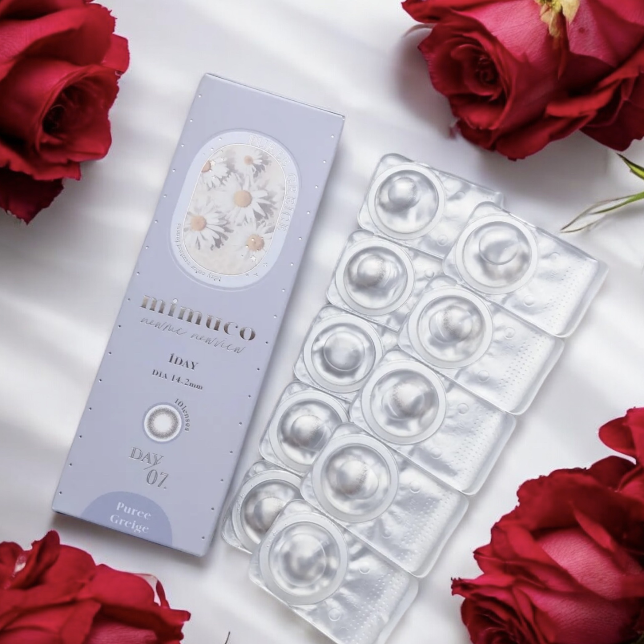 mimuco 1day ピュレグレージュ/mimuco/ワンデー（１DAY）カラコンを使ったクチコミ（1枚目）