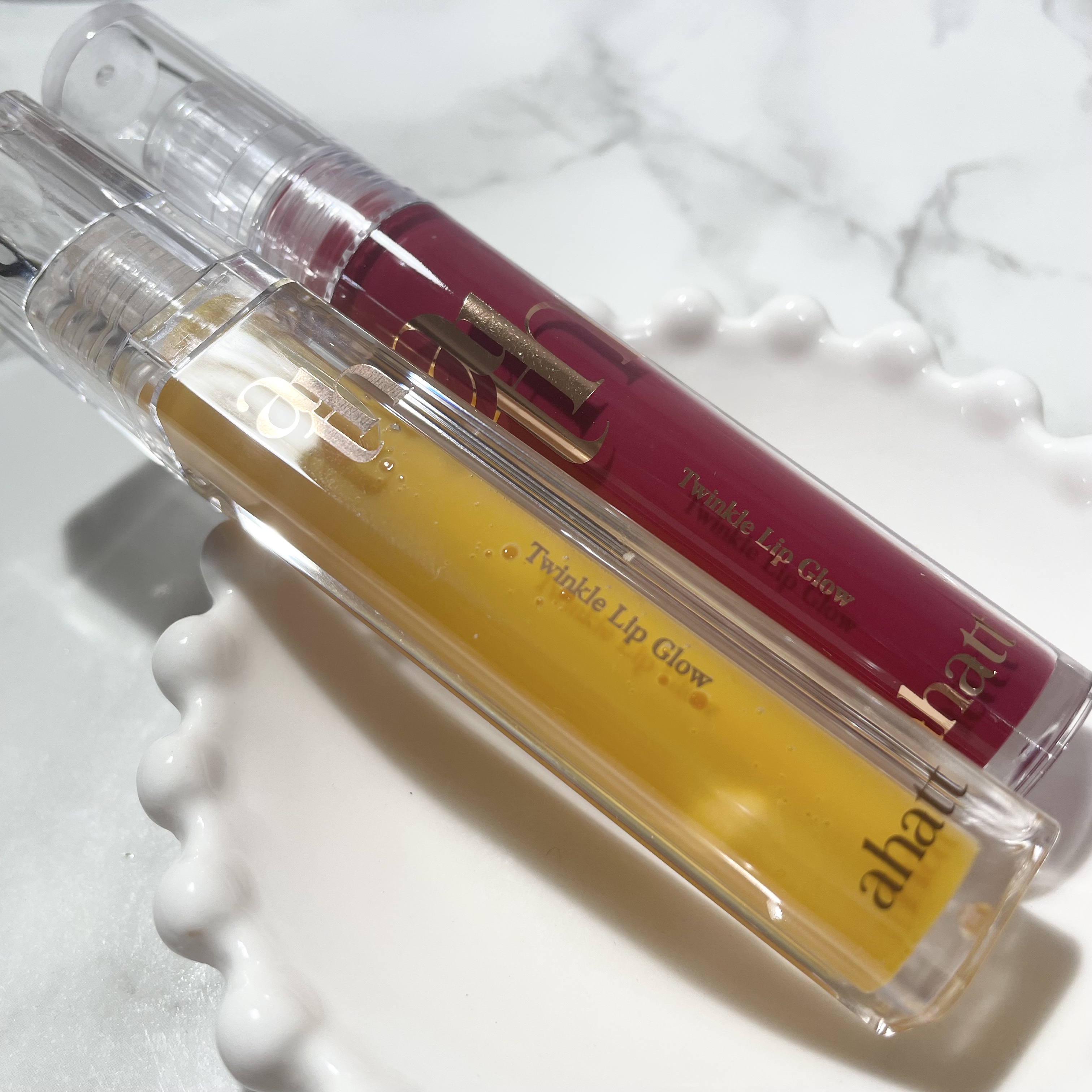 トゥインクルリップグロウ/ahatt/リップグロスを使ったクチコミ（2枚目）