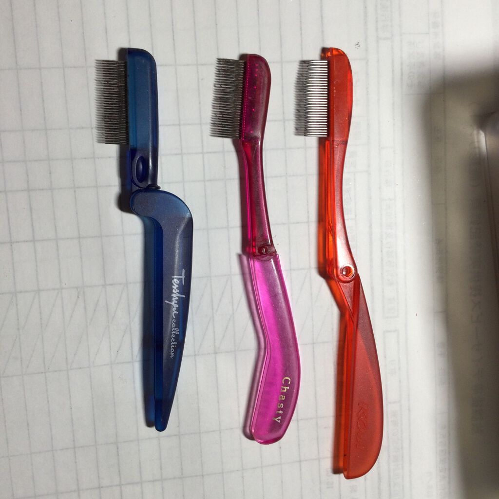 マスカラコーム メタルN（ナチュラル）/チャスティ/その他化粧小物を使ったクチコミ（1枚目）