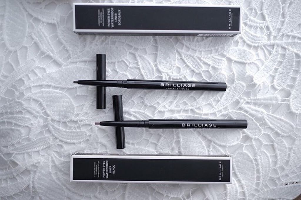 パワーアイズ ウォータープルーフライナー/ブリリアージュ/ペンシルアイライナーを使ったクチコミ（1枚目）