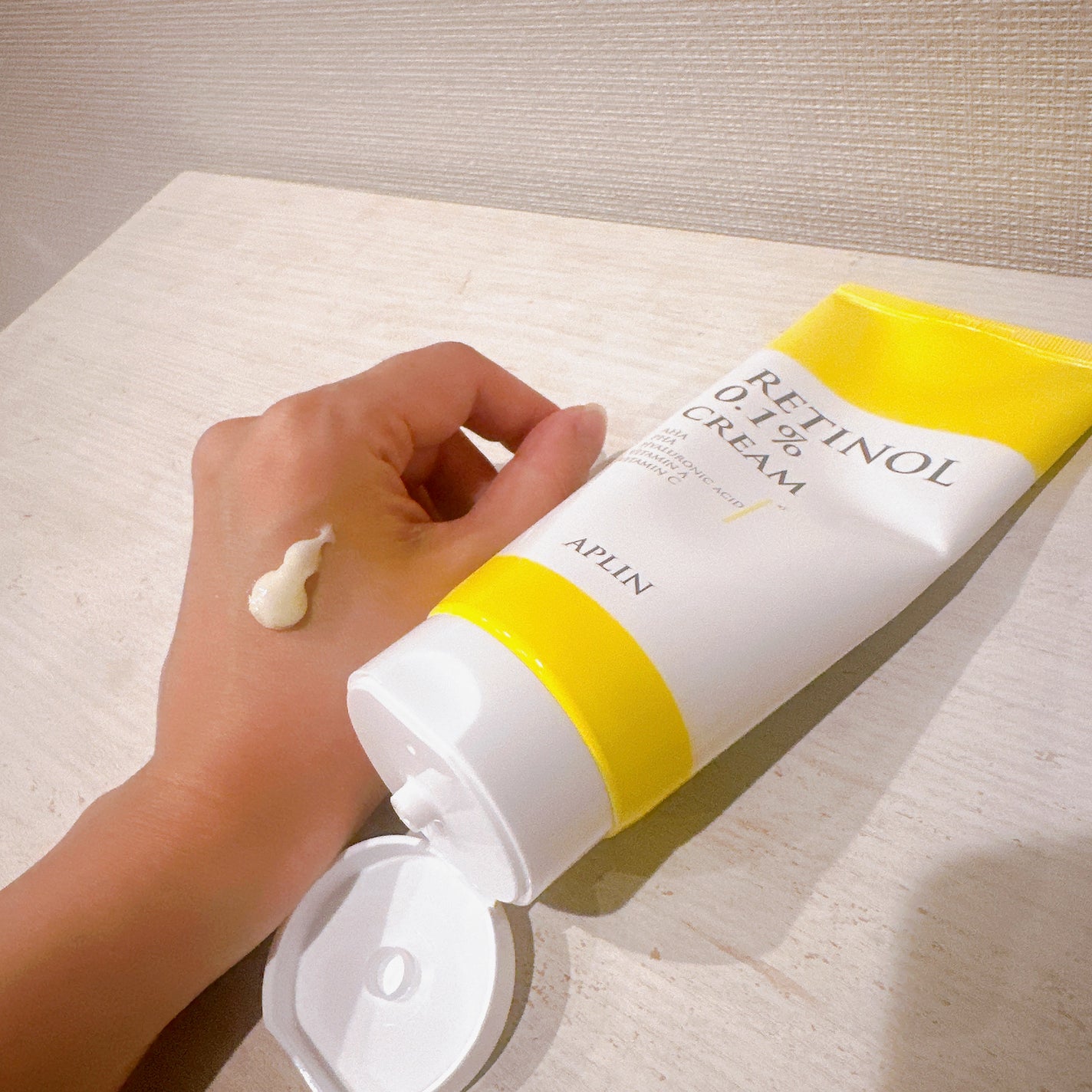 レチノール0.1クリーム/APLIN/フェイスクリームを使ったクチコミ(3枚目)