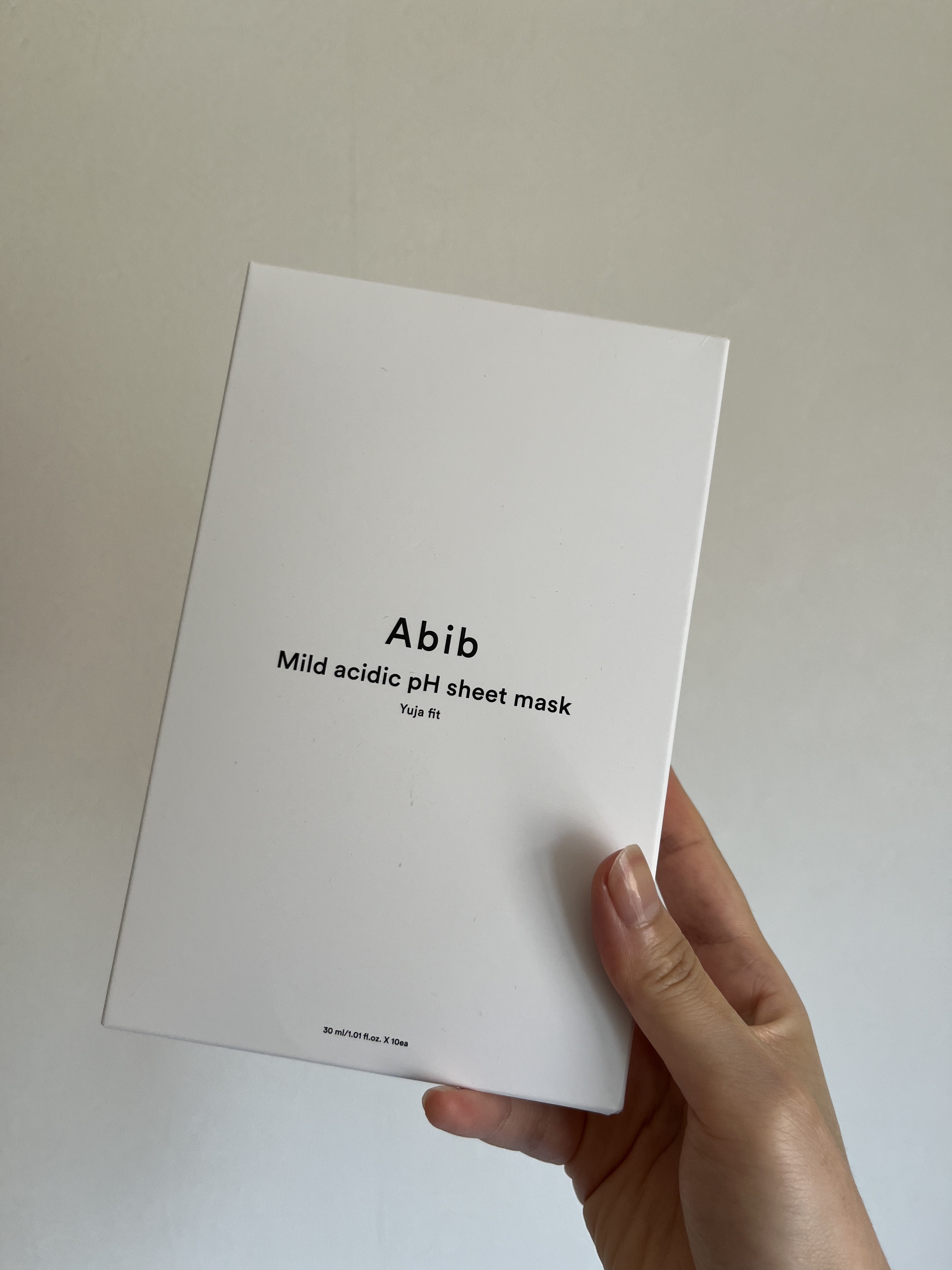 弱酸性pHシートマスク 柚子フィット/Abib /シートマスク・パックを使ったクチコミ（1枚目）