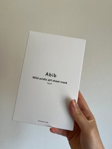 弱酸性pHシートマスク 柚子フィット/Abib /シートマスク・パックを使ったクチコミ(1枚目)