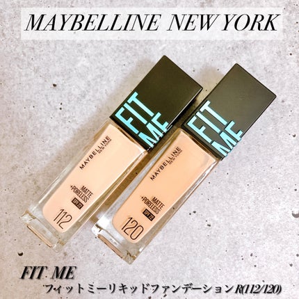フィットミー リキッドファンデーション R/MAYBELLINE NEW YORK/リキッドファンデーションを使ったクチコミ(1枚目)