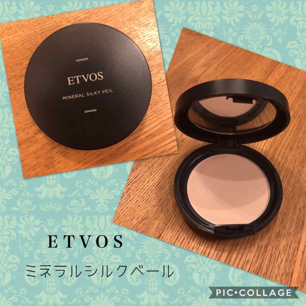 ミネラルシルキーベール/エトヴォス/プレストパウダーを使ったクチコミ（1枚目）