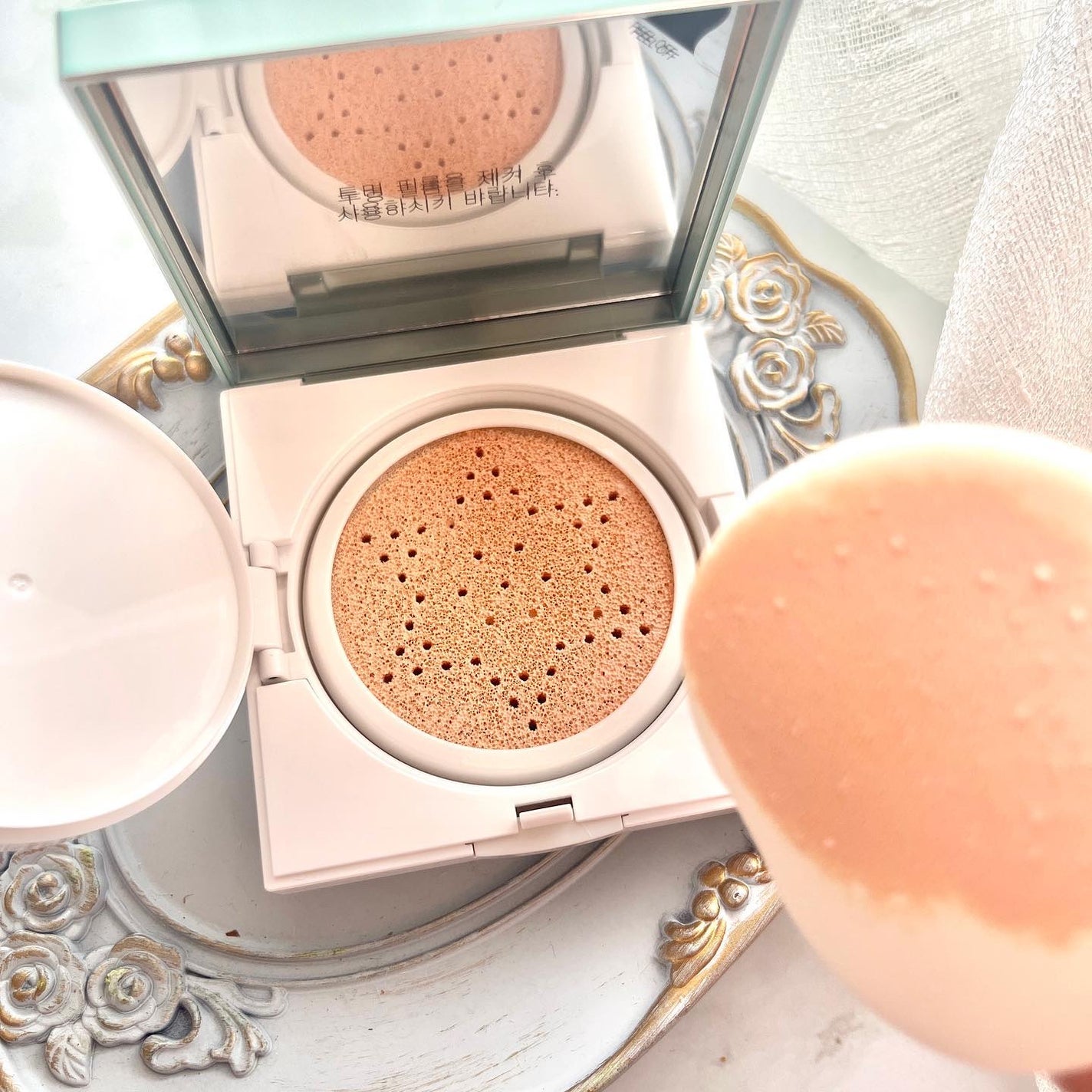 スキン フィット ルミナス サン クッション/Harper's BAZAAR Cosmetics/クッションファンデーションを使ったクチコミ(5枚目)