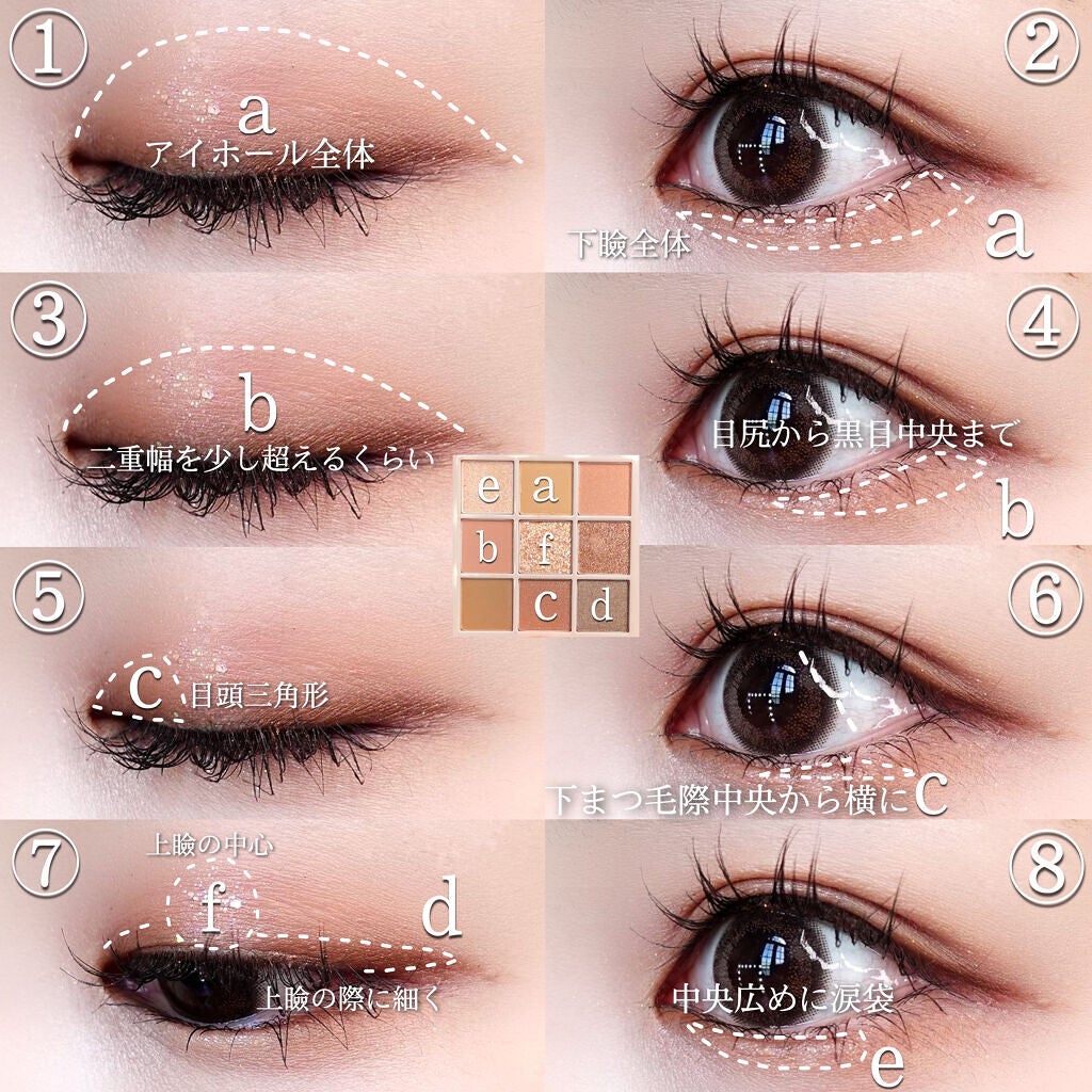 KEYBO FALL IN LOVE SHADOW PALETTE/keybo/アイシャドウパレットを使ったクチコミ(3枚目)