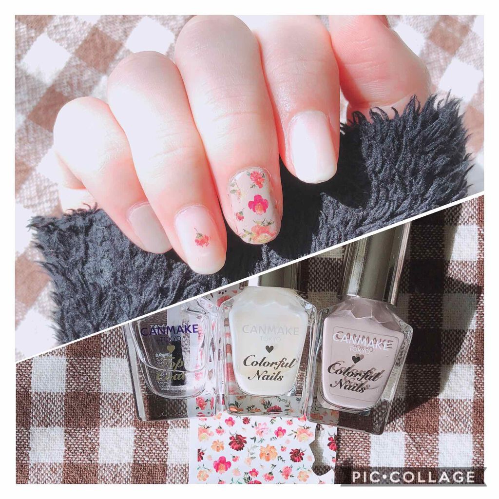 しずくネイルシール/キャンドゥ/ネイルシールを使ったクチコミ（1枚目）