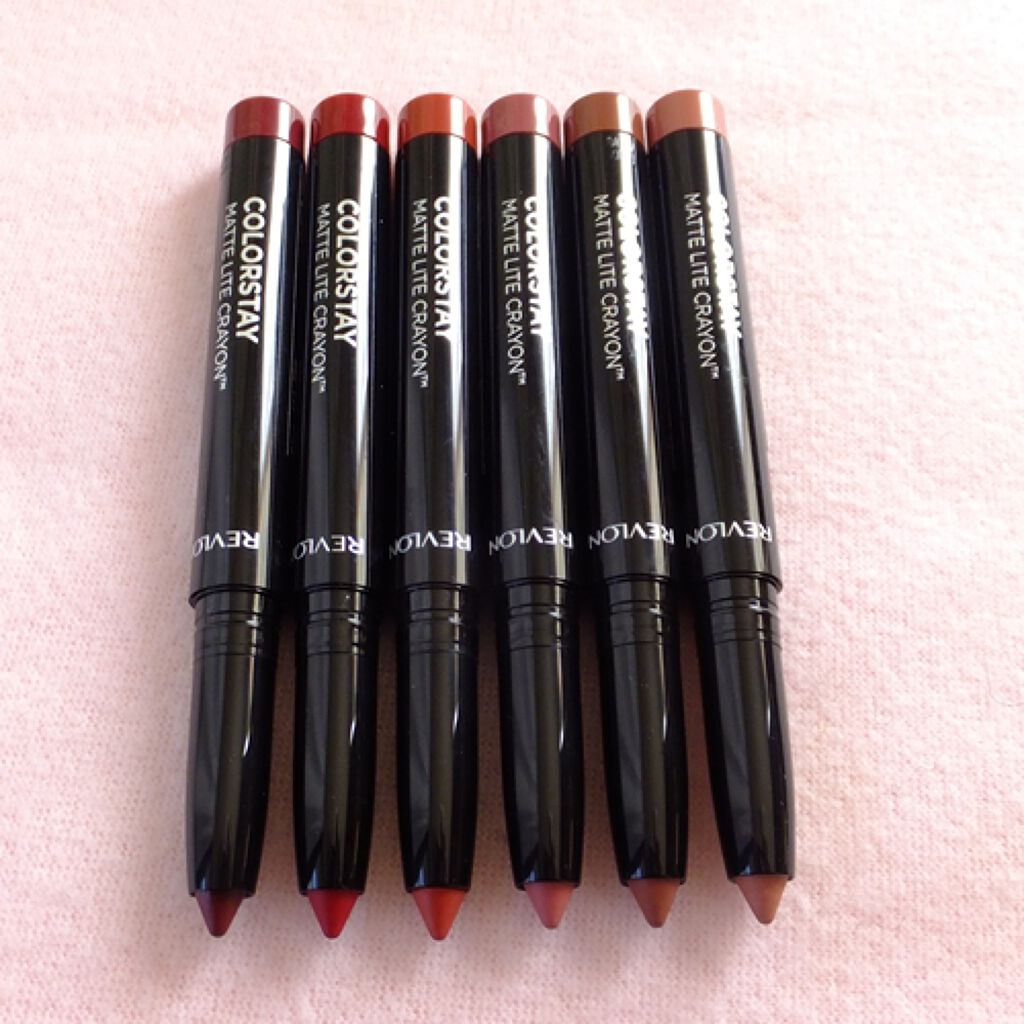 レブロン カラーステイ マット ライト クレヨン/REVLON/口紅を使ったクチコミ(2枚目)