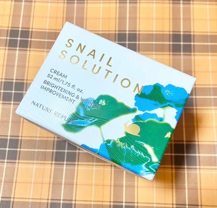 スネイルソリューションクリーム/ネイチャーリパブリック/フェイスクリームを使ったクチコミ(1枚目)