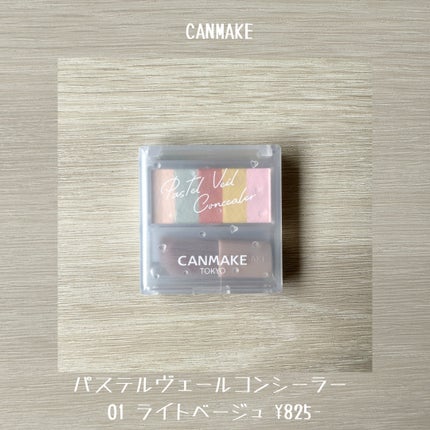 パステルヴェールコンシーラー/キャンメイク/パレットコンシーラーを使ったクチコミ(2枚目)