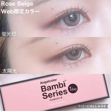 Angelcolor Bambi Series 1day /AngelColor/ワンデー（１DAY）カラコンを使ったクチコミ（3枚目）