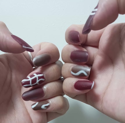 ジェルネイル(ライト対応)/セリア/ジェルネイルを使ったクチコミ(5枚目)