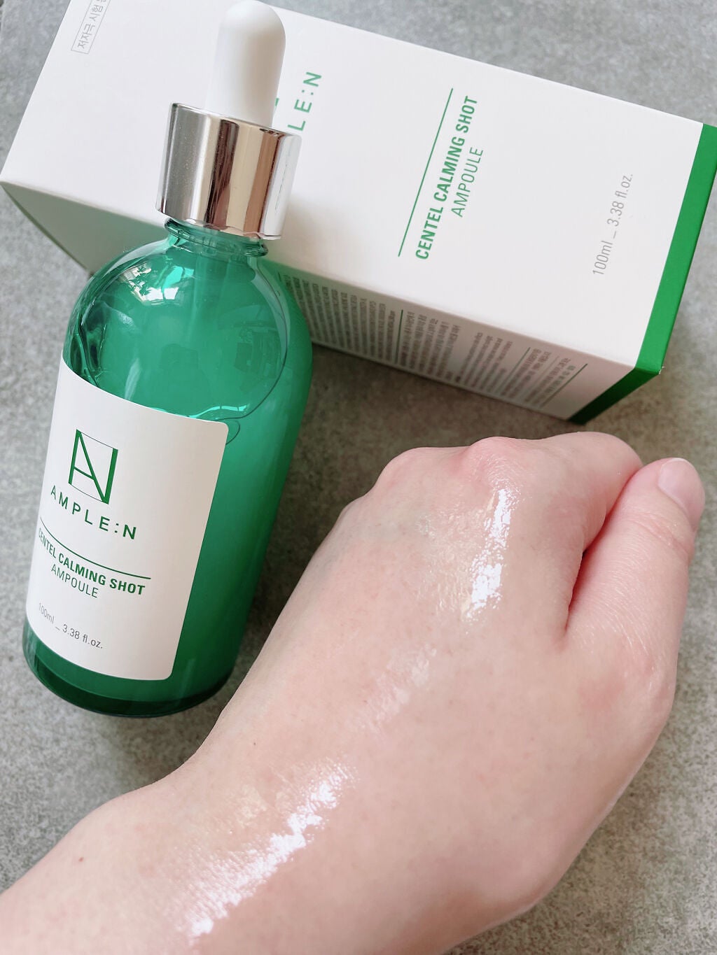 センテルカーミングショットアンプル/AMPLE:N/美容液を使ったクチコミ(5枚目)