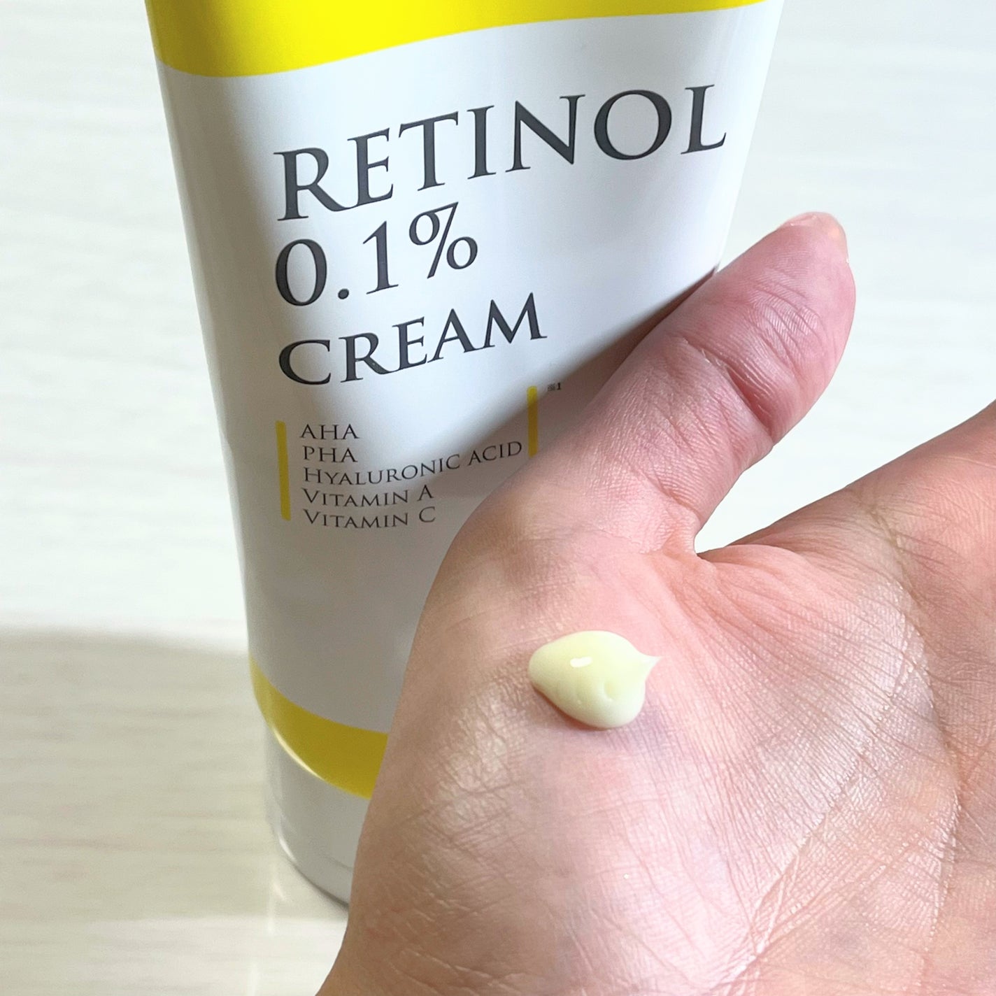レチノール0.1クリーム/APLIN/フェイスクリームを使ったクチコミ(8枚目)