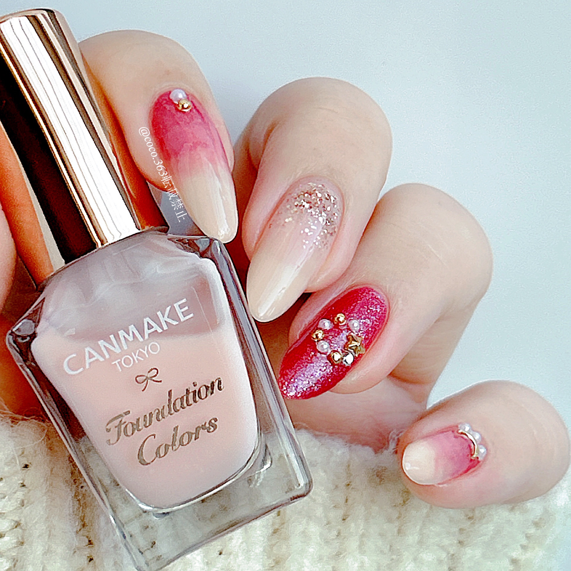 ネイルマイン 19 フレーズロゼ/デュカート/マニキュアを使ったクチコミ（3枚目）