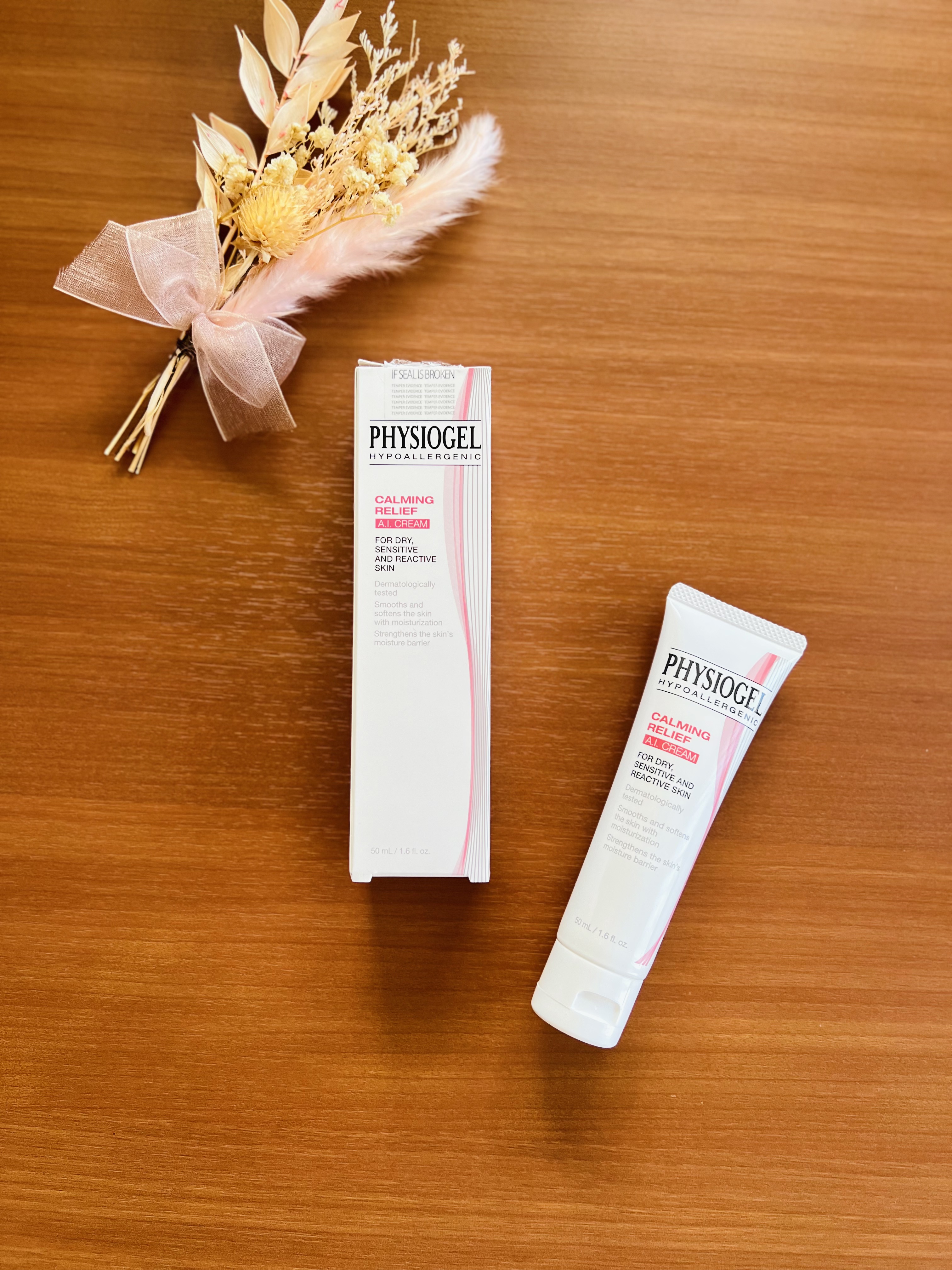 レッドスージングAIクリーム/PHYSIOGEL/フェイスオイルを使ったクチコミ（1枚目）