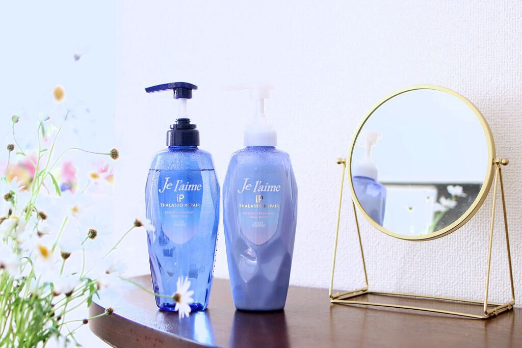 iP タラソリペア 補修美容液シャンプー/補修美容液トリートメント (ディープモイスト)/Je l'aime/市販シャンプーを使ったクチコミ(1枚目)