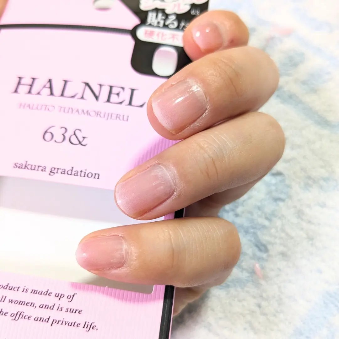 ハルネルジェルネイルシール/HALNEL/ネイルシールを使ったクチコミ（3枚目）