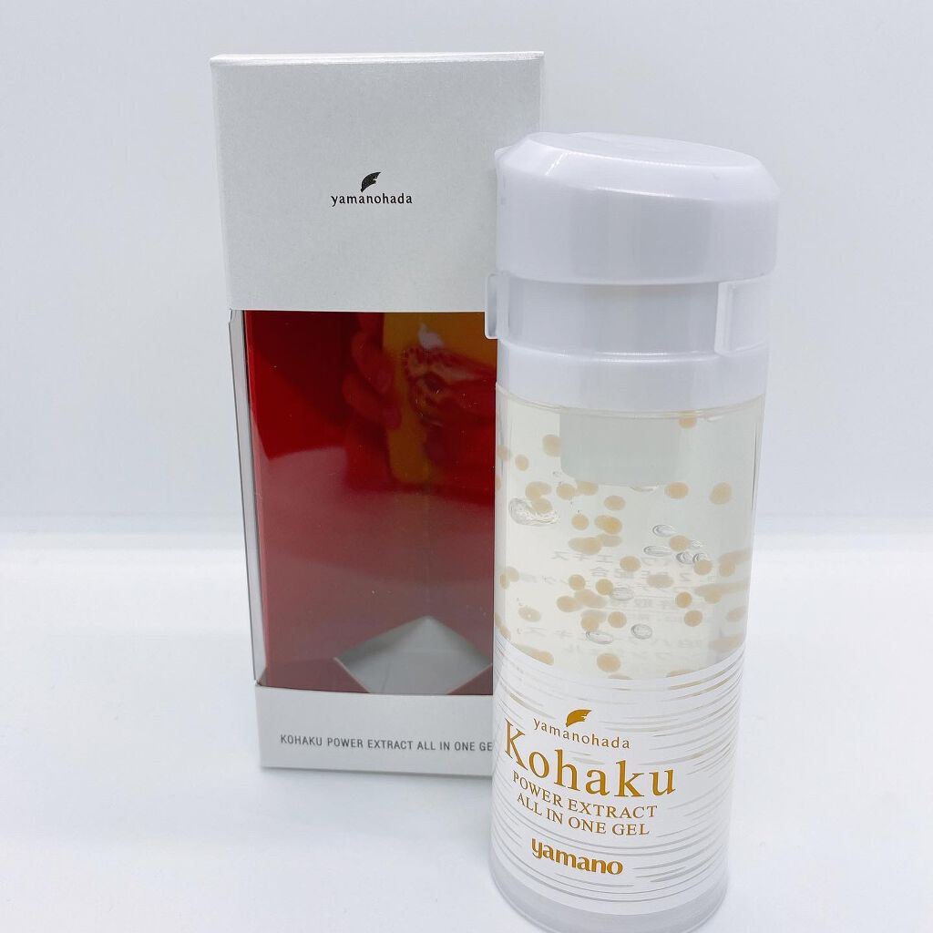 琥珀パワーエキスオールインワンジェル/ヤマノ肌/オールインワン化粧品を使ったクチコミ(2枚目)