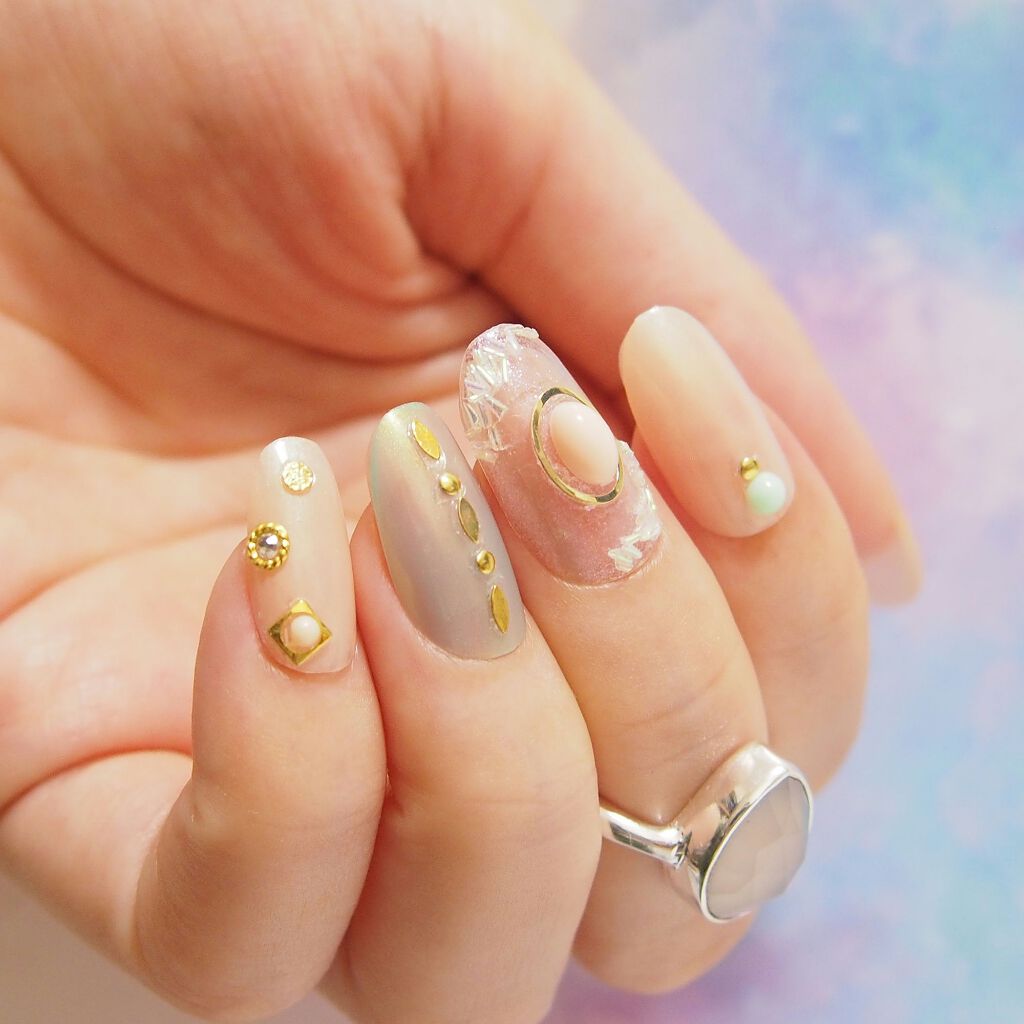 ネイルシール/DAISO/ネイルシールを使ったクチコミ（2枚目）