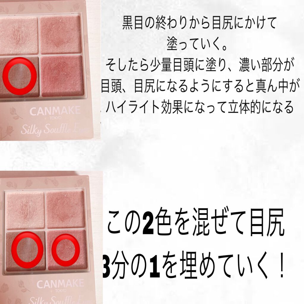シルキースフレアイズ（マットタイプ）/キャンメイク/アイシャドウパレットを使ったクチコミ（3枚目）