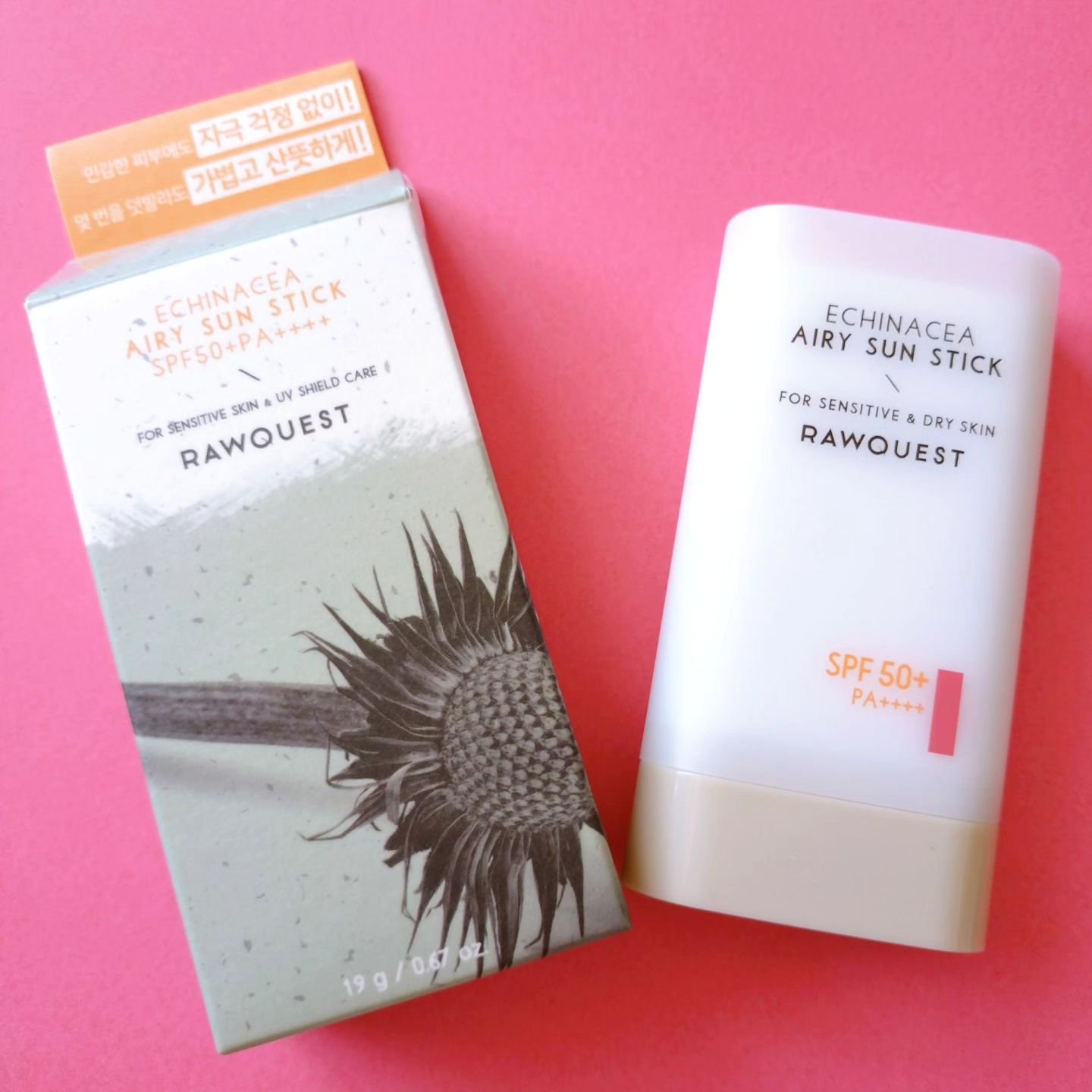 Echinacea Airy Sun Stick/RAWQUEST/日焼け止めスティックを使ったクチコミ（2枚目）