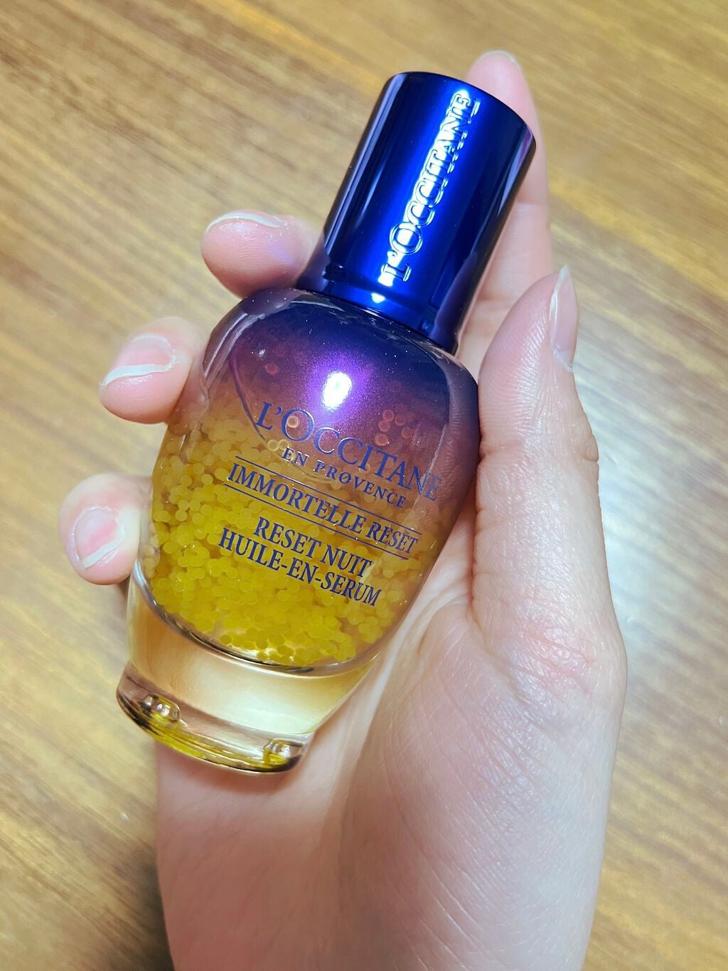 イモーテル オーバーナイトリセットセラム/L'OCCITANE/美容液を使ったクチコミ(2枚目)