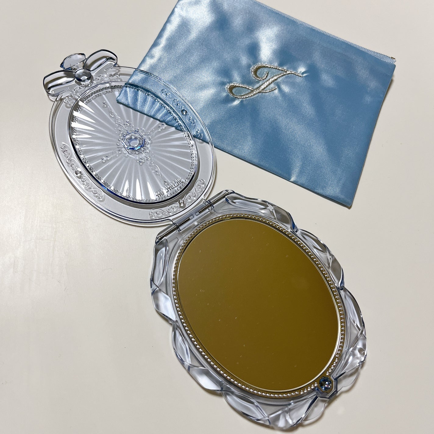 サムシングピュアブルー コンパクトミラー Ⅱ/JILL STUART/その他化粧小物を使ったクチコミ(3枚目)