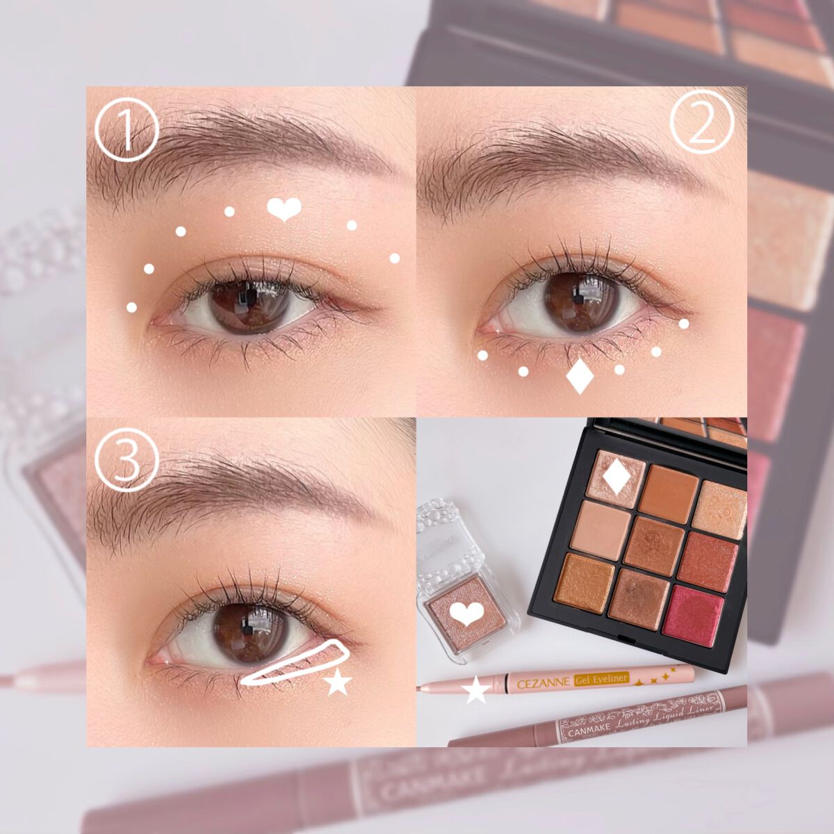 サマーソルスティス アイシャドーパレット/NARS/アイシャドウパレットを使ったクチコミ（2枚目）