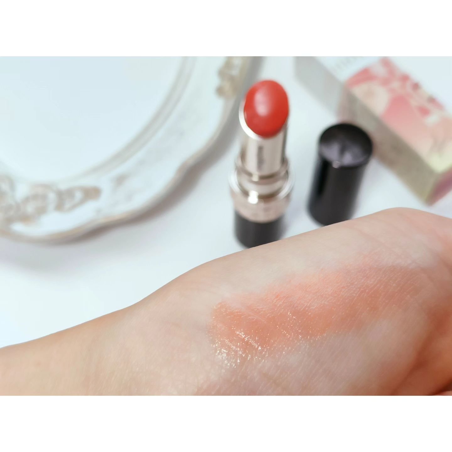 ドラマティックエッセンスルージュ/マキアージュ/口紅を使ったクチコミ（3枚目）