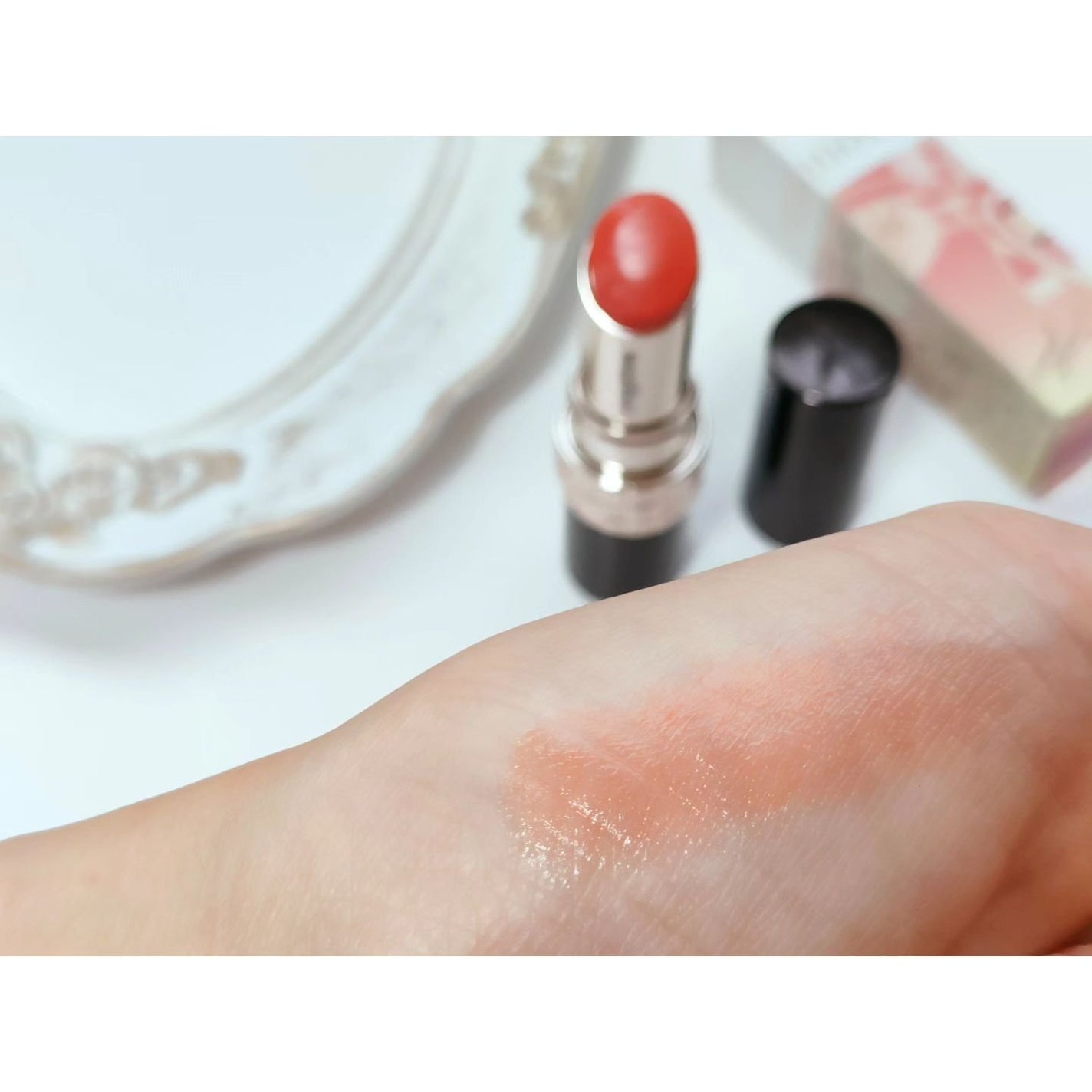 ドラマティックエッセンスルージュ/マキアージュ/口紅を使ったクチコミ(3枚目)