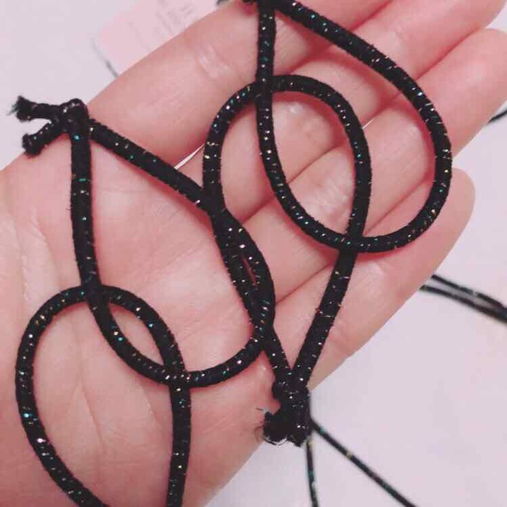 ロングゴム/DAISO/ヘアアクセサリーを使ったクチコミ(3枚目)