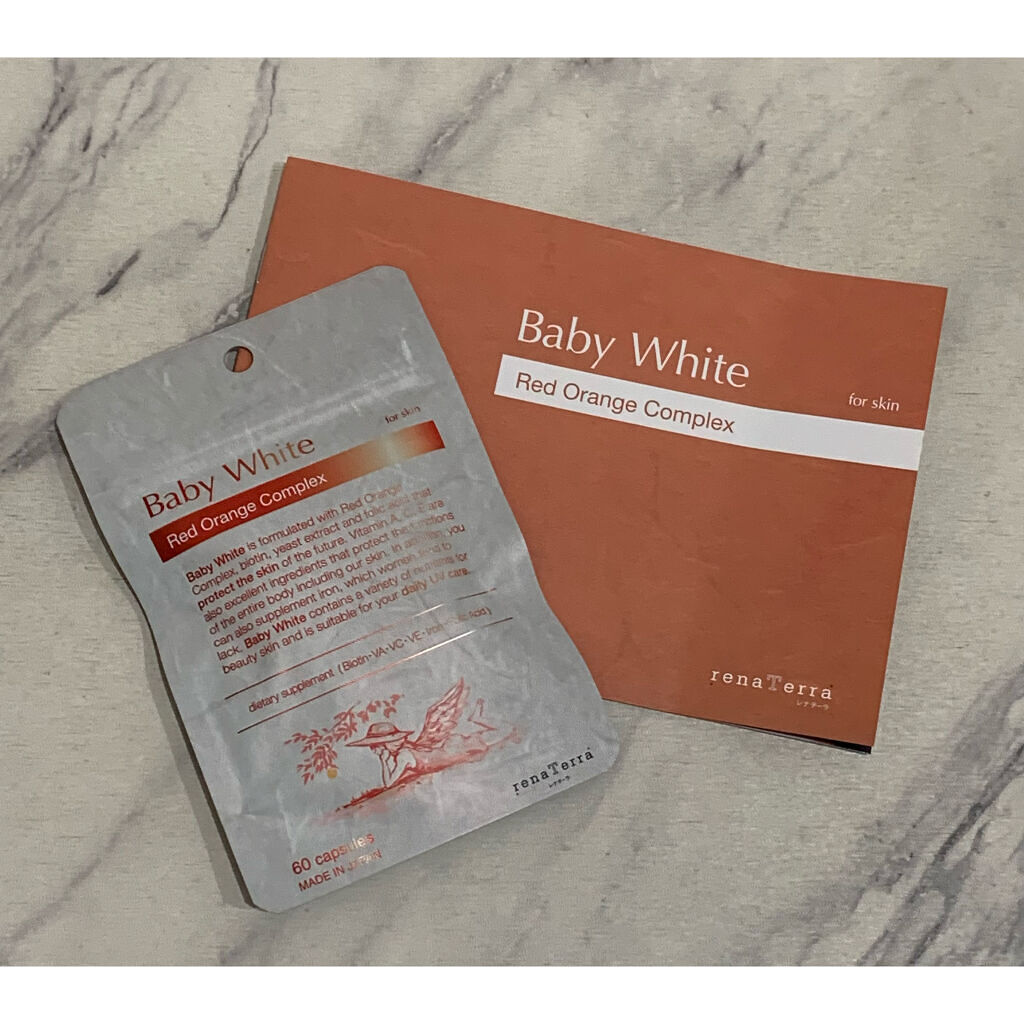 Baby White 60粒/renaTerra/美容サプリメントを使ったクチコミ（2枚目）