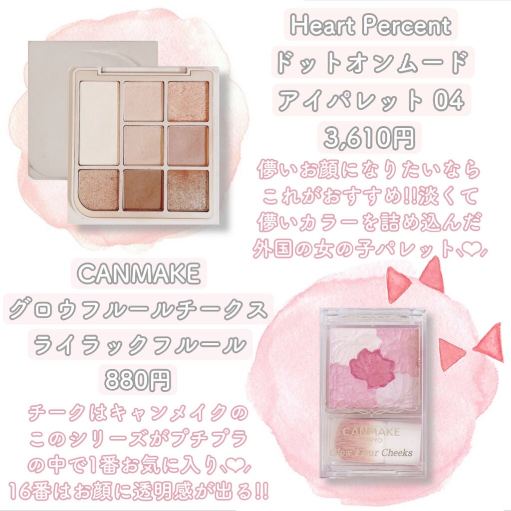 グロウフルールチークス/キャンメイク/パウダーチークを使ったクチコミ(4枚目)