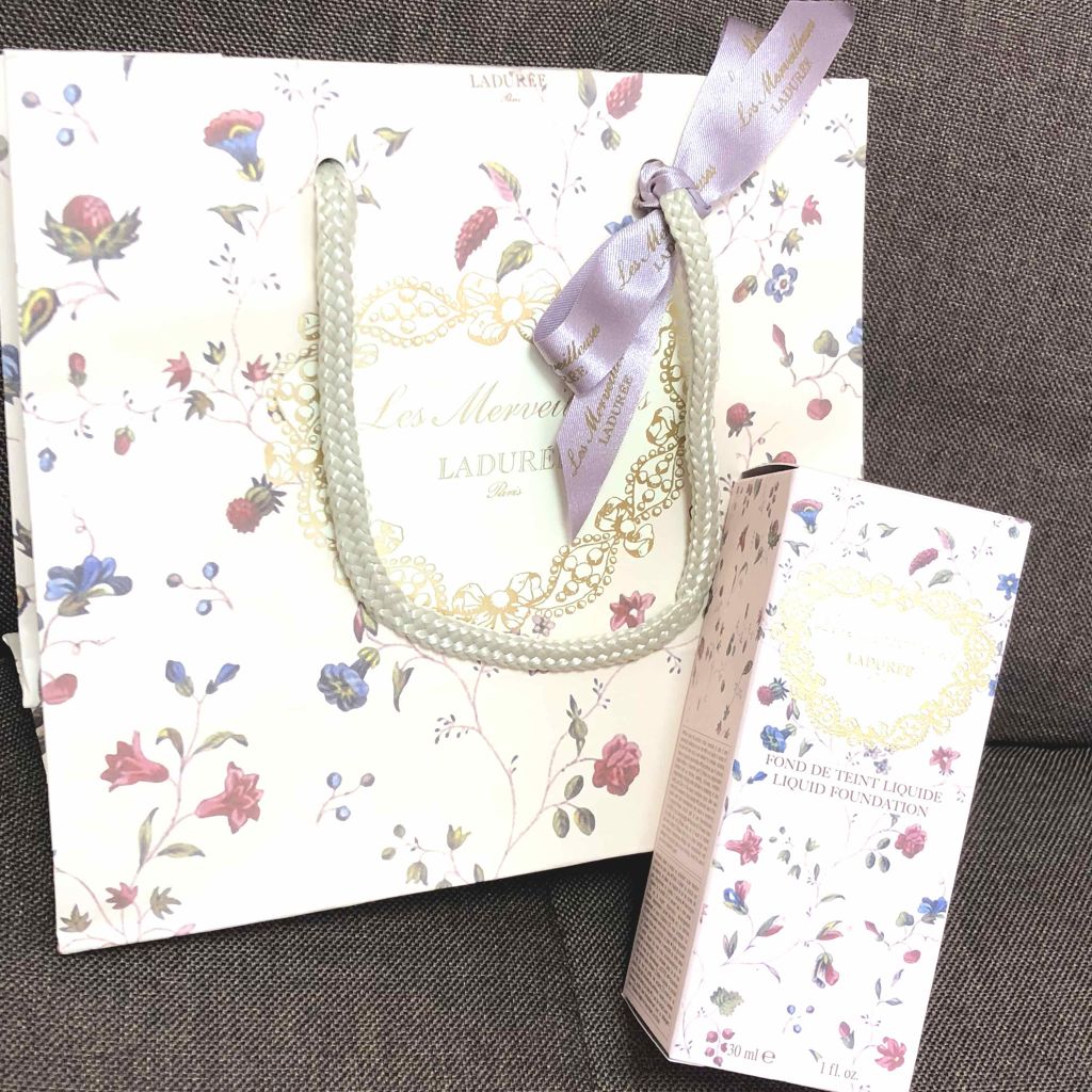 リクイド ファンデーション/レ・メルヴェイユーズ ラデュレ/リキッドファンデーションを使ったクチコミ(1枚目)