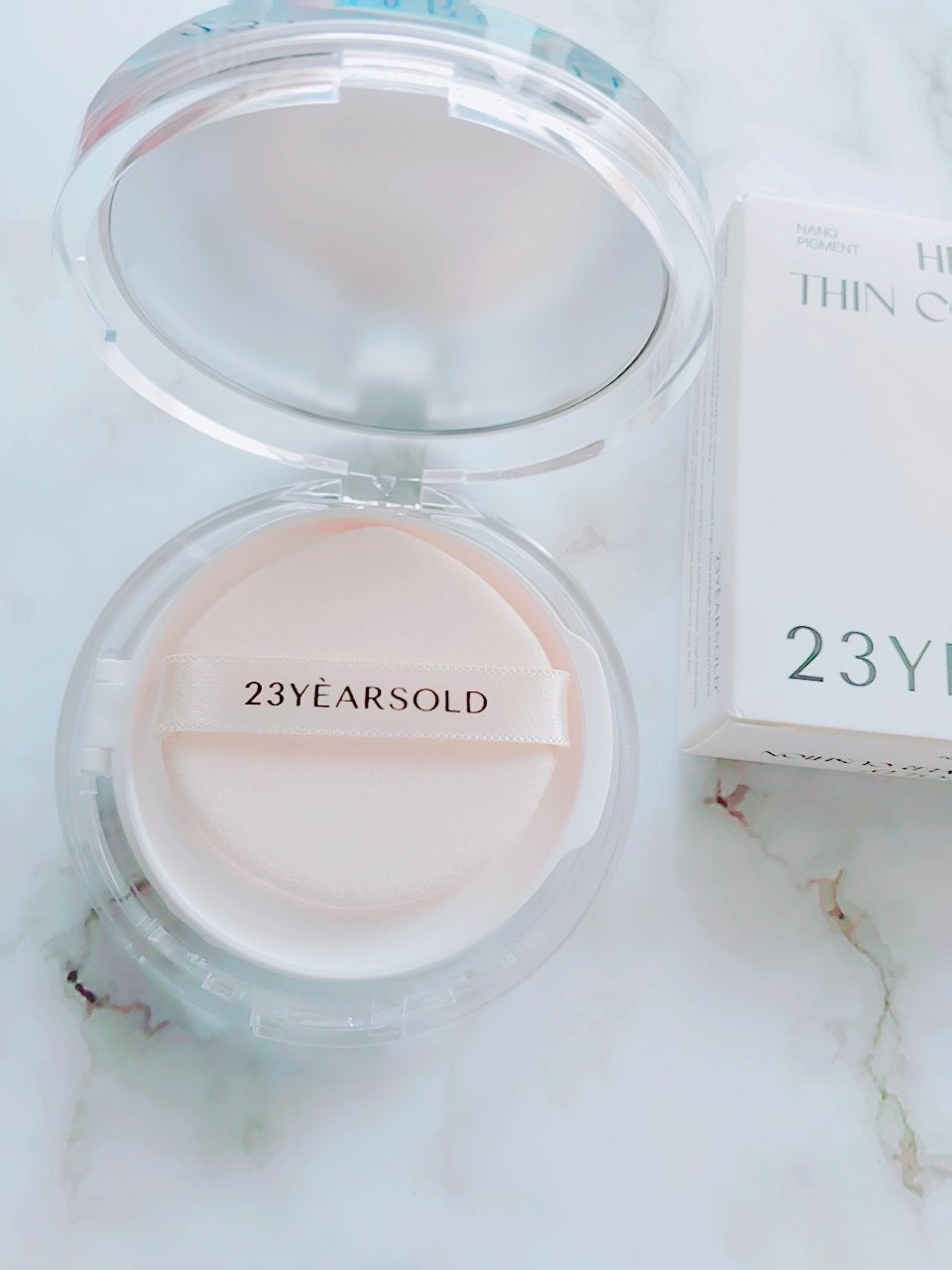 ハートリーフシーンカバークッション/23years old/クッションファンデーションを使ったクチコミ(3枚目)