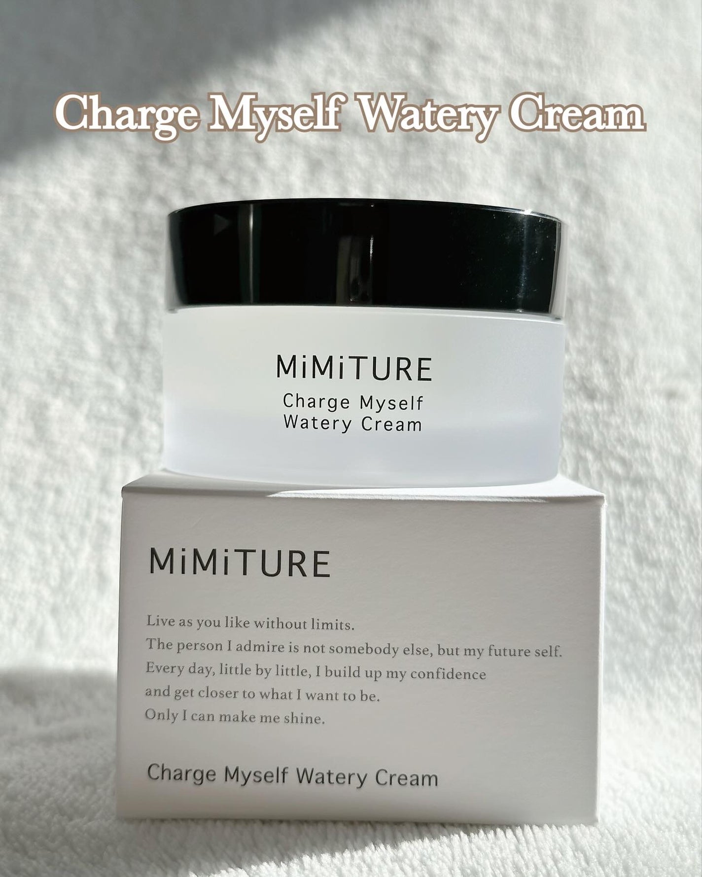 ミミチュール チャージマイセルフウォータリークリーム/クラブ/フェイスクリームを使ったクチコミ(2枚目)