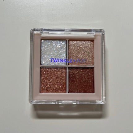 TWINKLE POP Pearl Flex Glitter Eye Palette/CLIO/アイシャドウパレットを使ったクチコミ(3枚目)