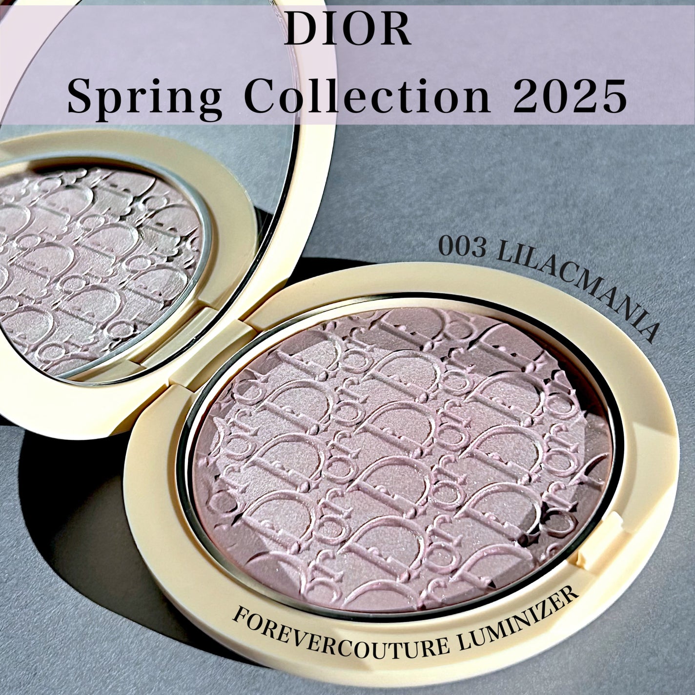 【旧】ディオールスキン フォーエヴァー クチュール ルミナイザー(スプリング コレクション 2025 限定品)/Dior/ハイライトを使ったクチコミ(1枚目)