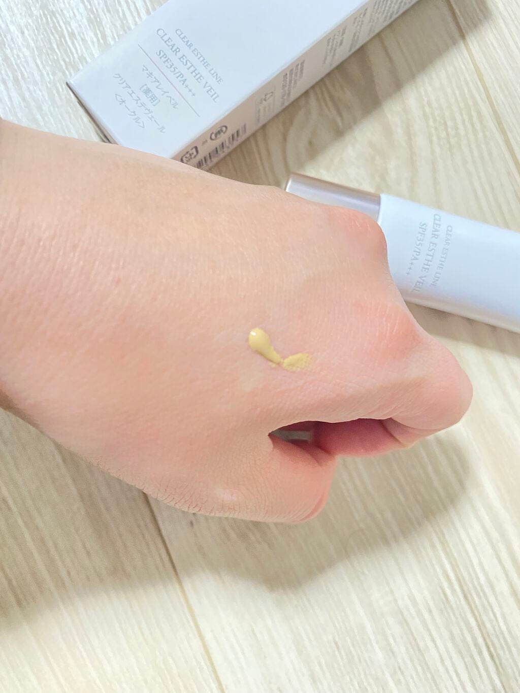 薬用クリアエステヴェール/Macchia Label/リキッドファンデーションを使ったクチコミ(2枚目)