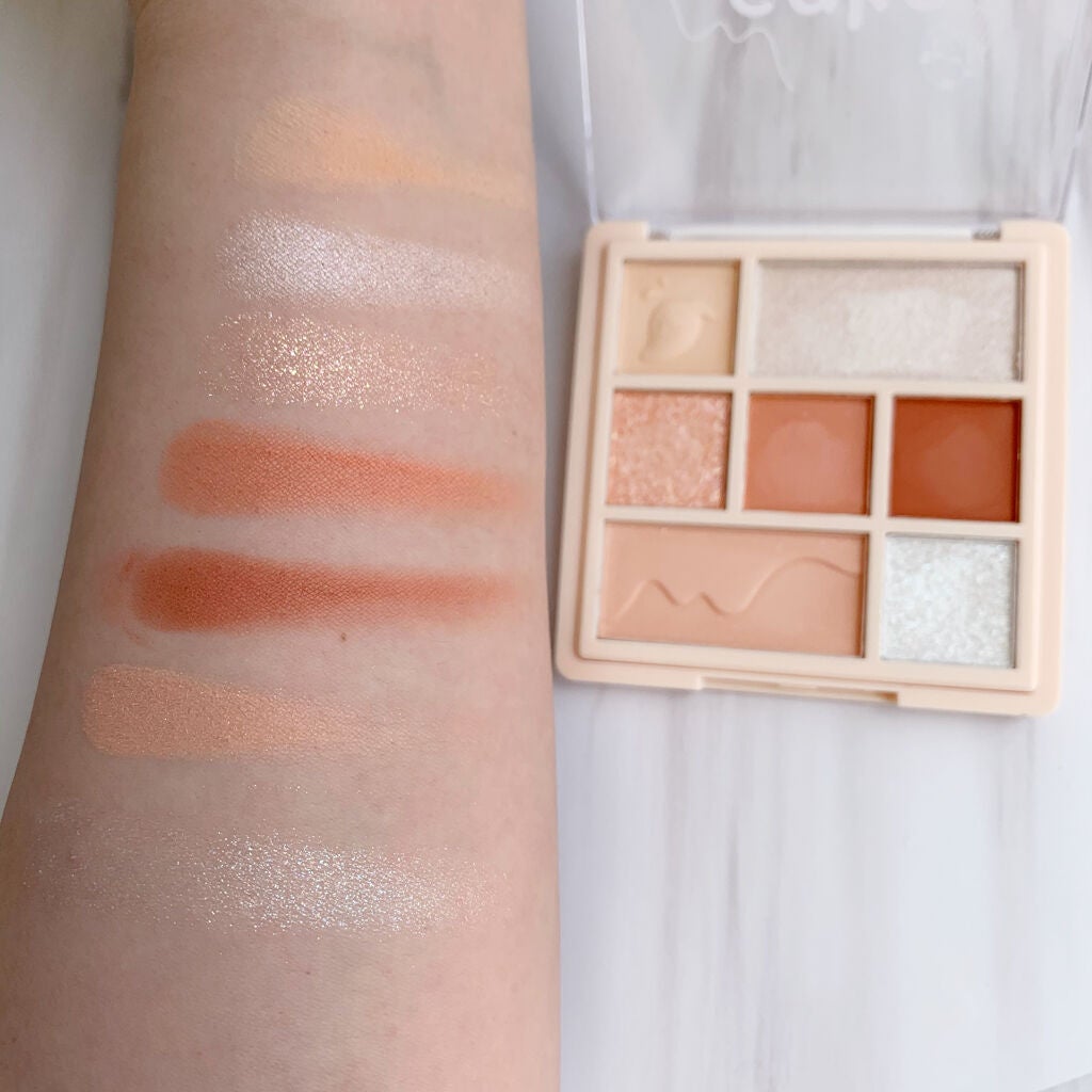SEVEN COLOR CAKE MAKE UP PALETTE/FOCALLURE/アイシャドウパレットを使ったクチコミ(2枚目)