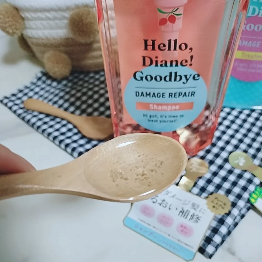 ハローダイアン グッバイ ダメージリペア シャンプー/トリートメント/ダイアン/市販シャンプーを使ったクチコミ(4枚目)