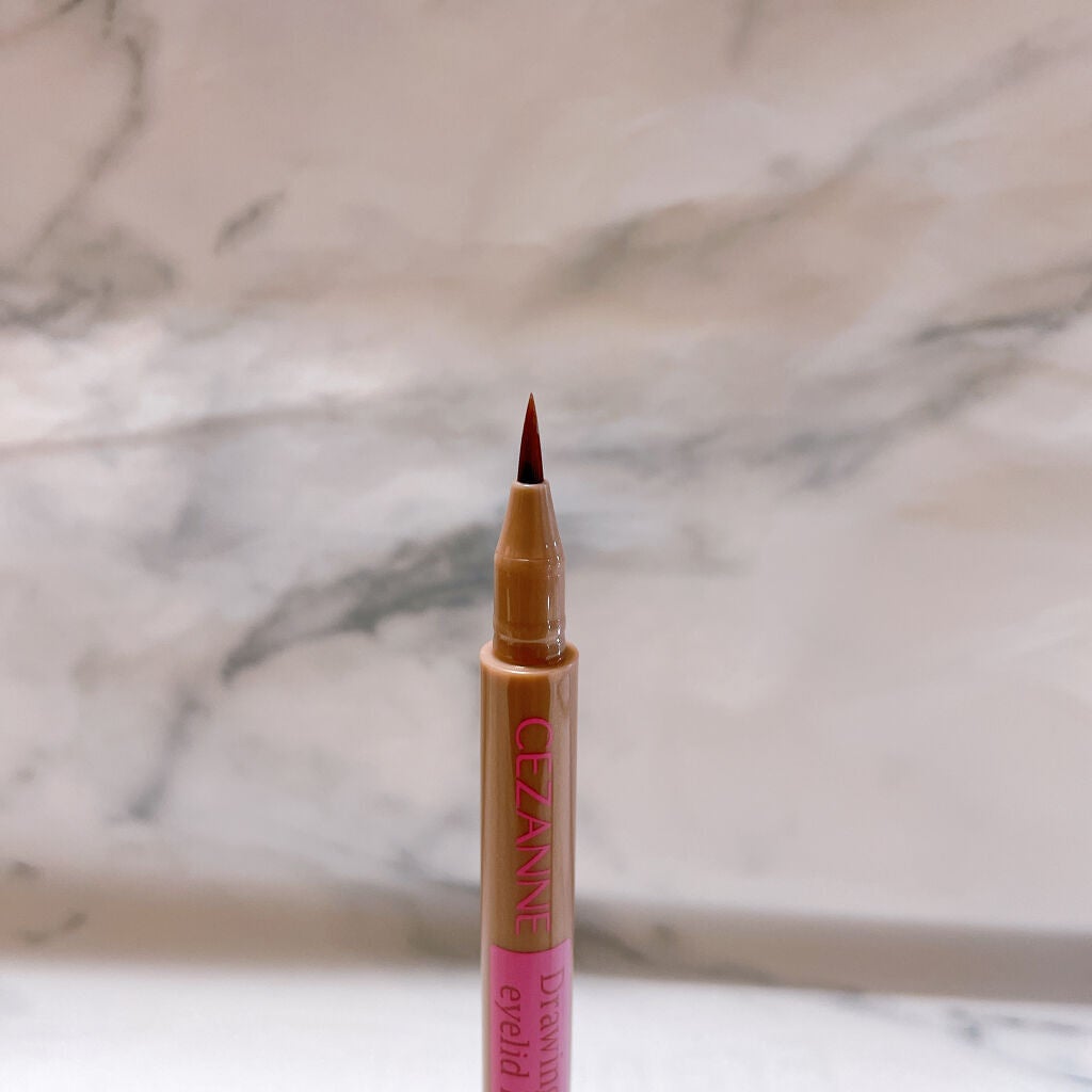 描くふたえアイライナー/CEZANNE/リキッドアイライナーを使ったクチコミ(4枚目)