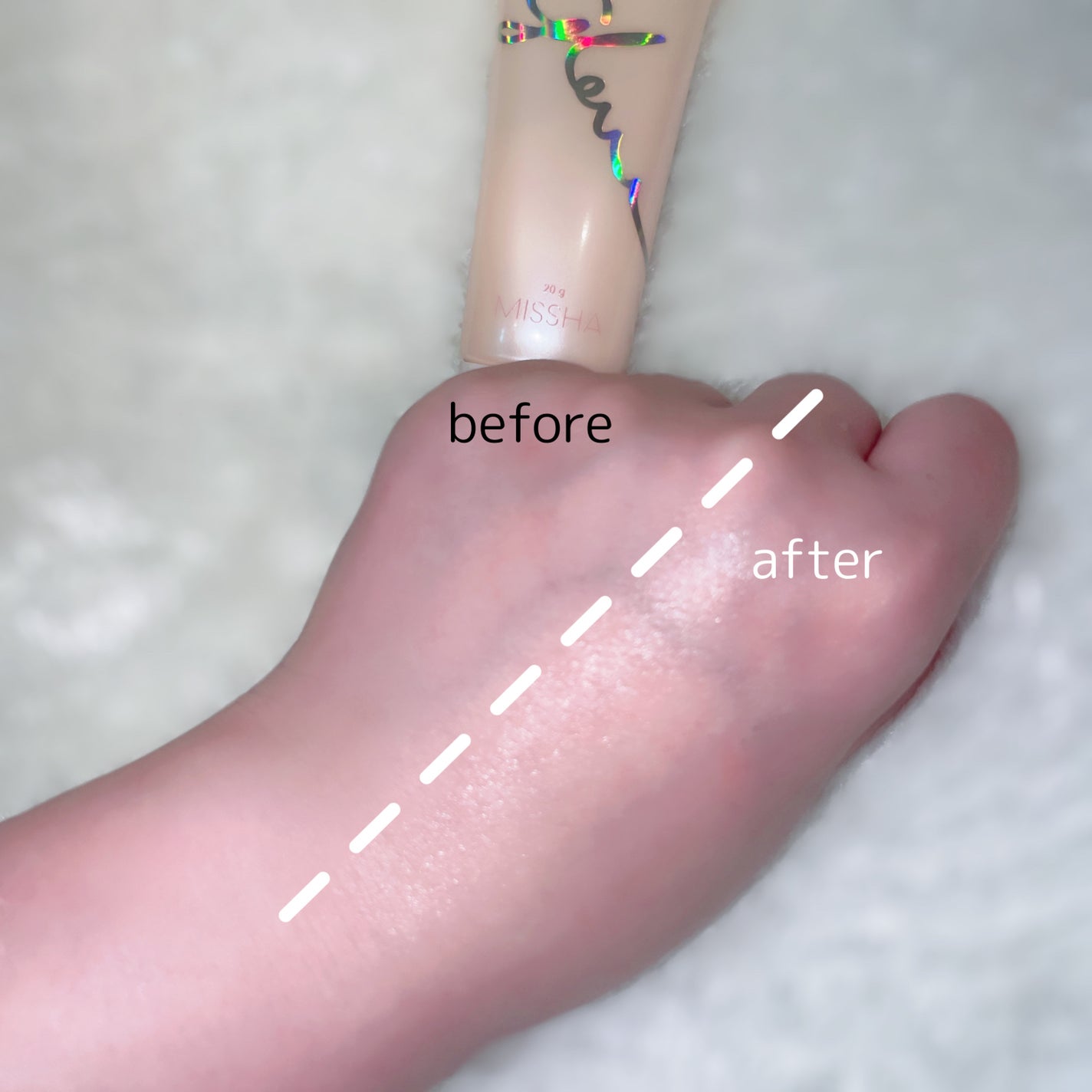 ミシャ グロウ スキンバーム(R)/MISSHA/化粧下地を使ったクチコミ(2枚目)