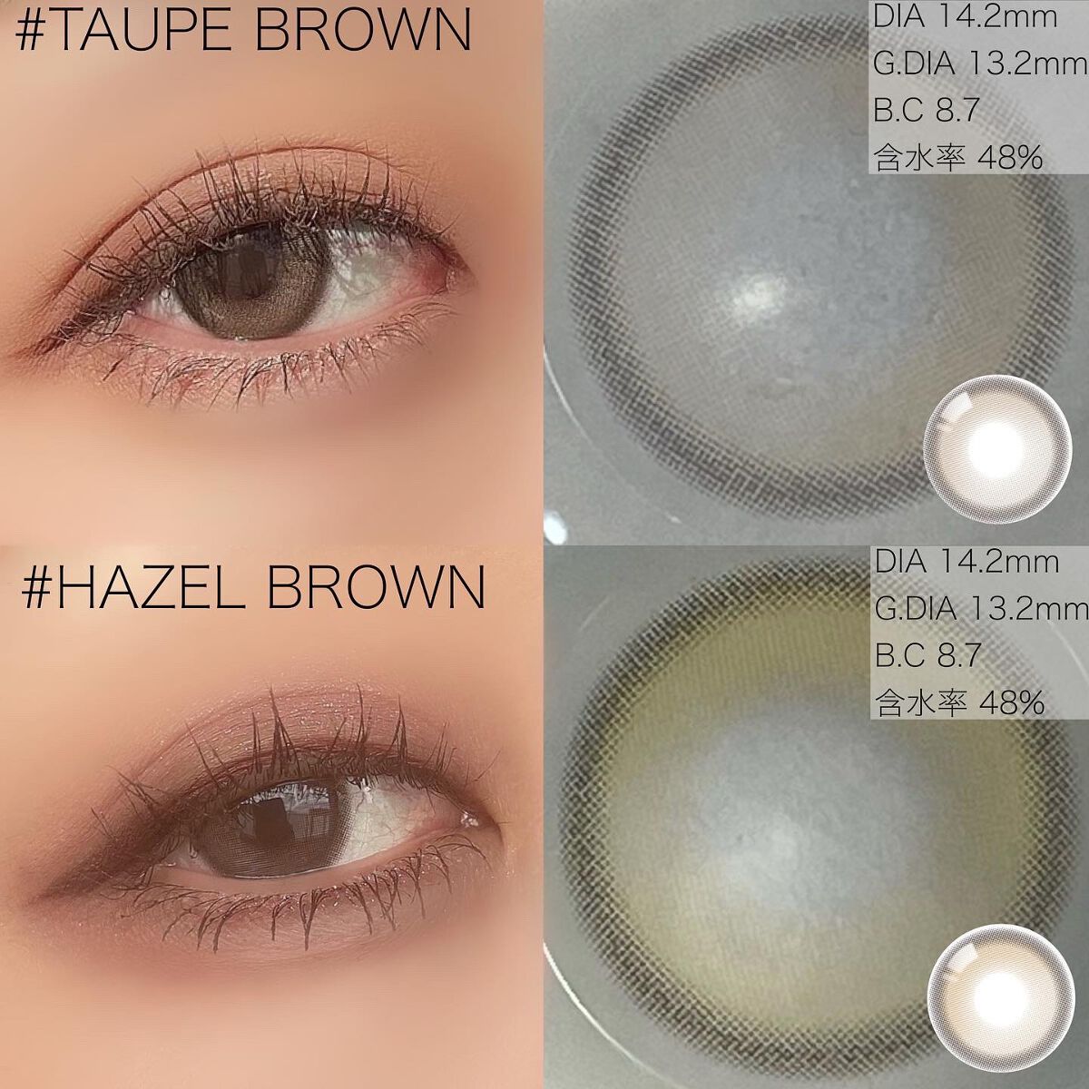 ピュアリティーシャインワンデー(PURITYSHINE 1day)/OLOLA/ワンデー(1DAY)カラコンを使ったクチコミ(2枚目)