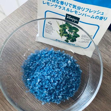 クナイプ バスソルト レモングラス&レモンバームの香り  40g/クナイプ/入浴剤を使ったクチコミ（2枚目）