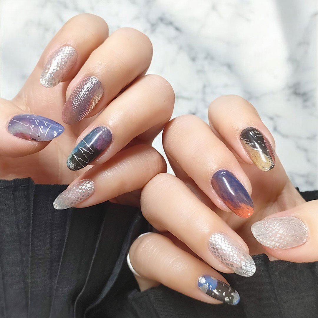 2024年秋新作ネイルシール】ハンド ジェルネイルシール 2022