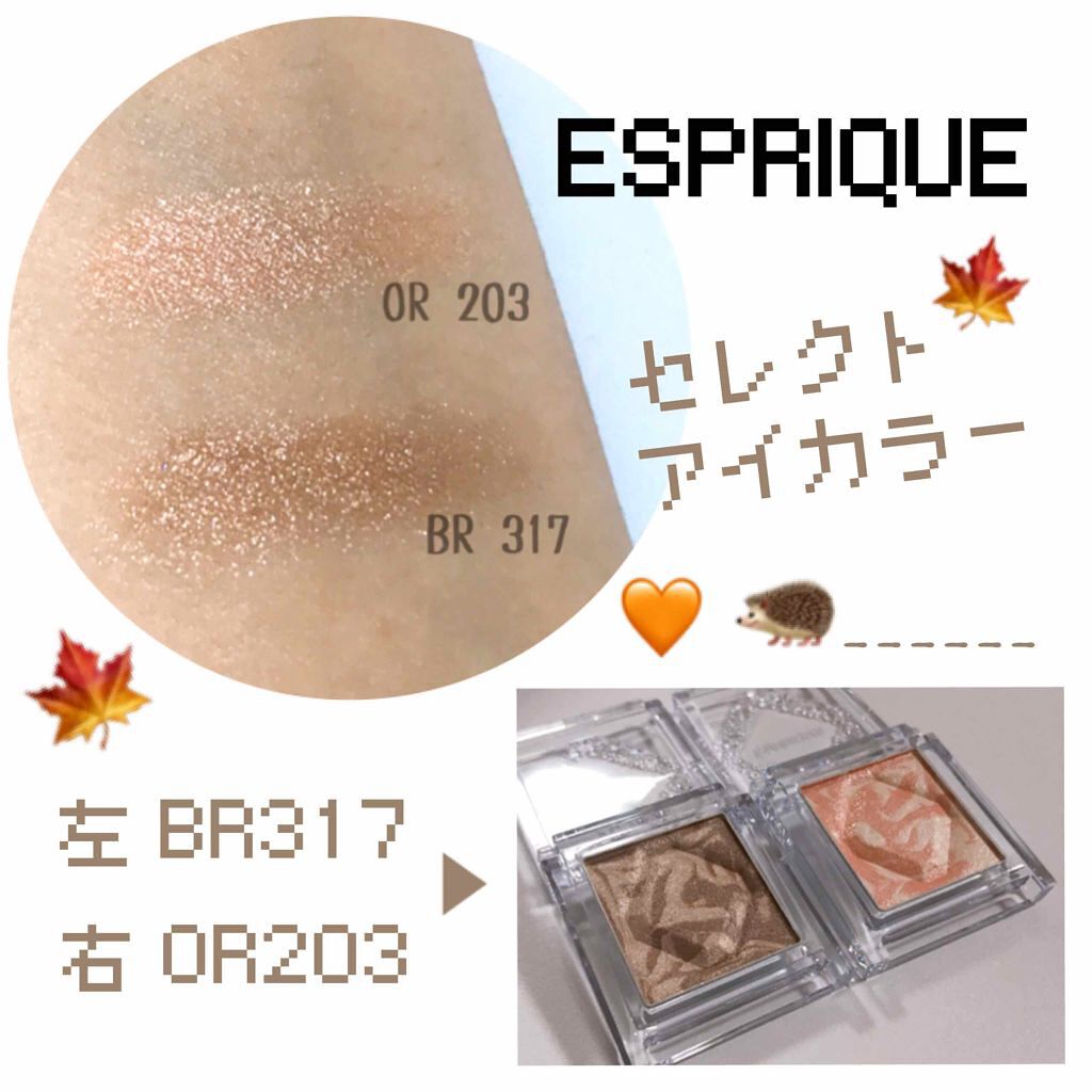 セレクト アイカラー BR317/ESPRIQUE/単色アイシャドウを使ったクチコミ（1枚目）