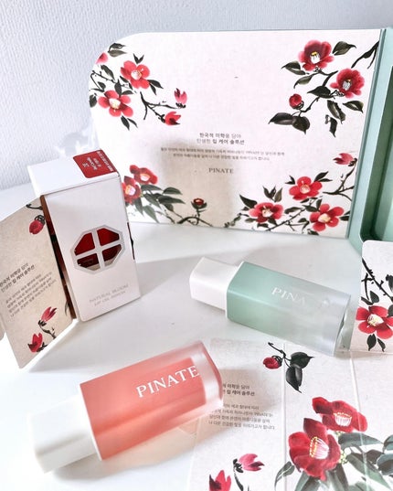 ナチュラルブルームリップオイルセラム 3色セット/PINATE/リップグロスを使ったクチコミ(5枚目)